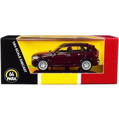 Time2Play BMW X5 G05 with Sunroof Ametrine Red Metallic 1-64 Scale Diecast Model Car TI3472204